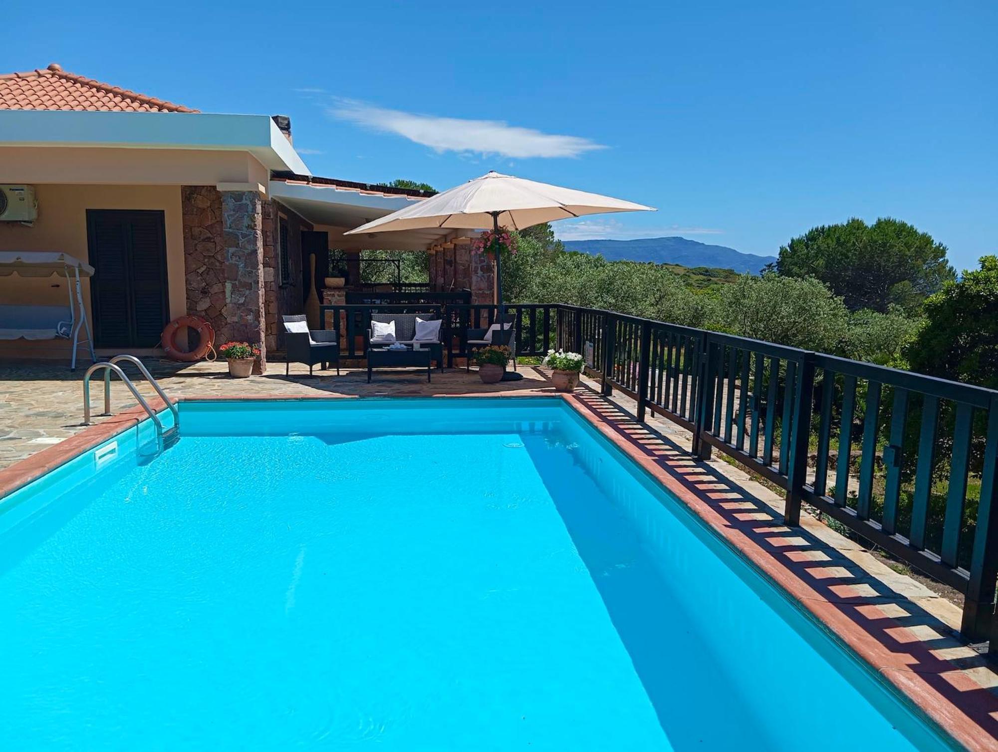 Alghero Villa Barranch With Sea View Swimming Pool For 6 People Exterior foto